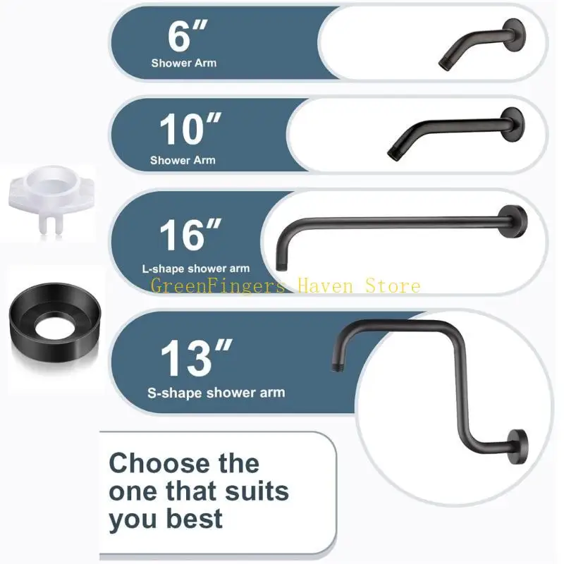 F68D Bathtubs Spouts Diverter Repair Set Leak Fix Replacement Parts Convenient for Shower Faucet Pack of 6 Daily Use