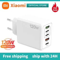 Xiaomi Fast Charger 120W Type C Quick Charge 3.0 USB Adapter PD USB Generic Charger Fast Charging For IPhone Samsung Xiaomi