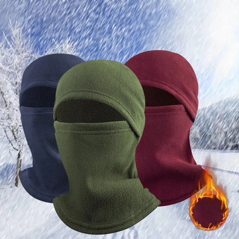 AliExpress NONE Winter Integrated Windproof Riding Mask, Multifunctional Scarf Outdoor Skiing Hat, Fleece Fleece, Cold Proof and Warm Head Cover