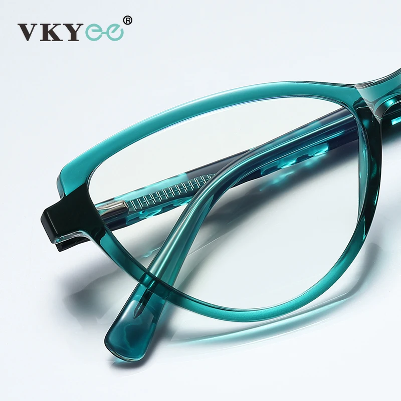 VICKY Women Prescription Glasses Hyperopia Myopia Reading Glasses Anti Blue Light Blocking Cat Eye Eyeglasses Frame PFD2131