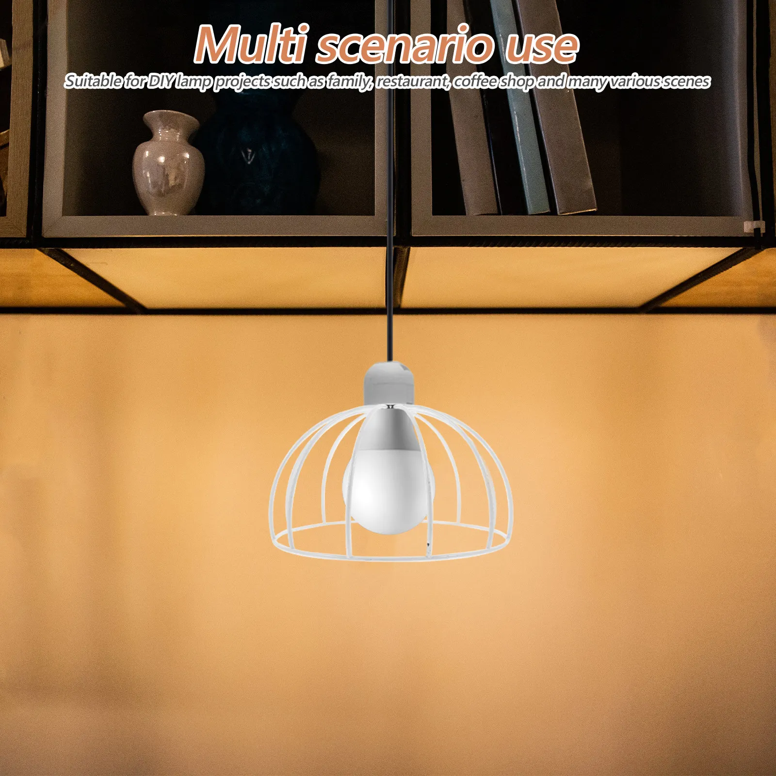 

Металлический каркас для абажура в стиле ловца снов, декоративный подвесной светильник для гостиной и спальни, для потолочного крепления