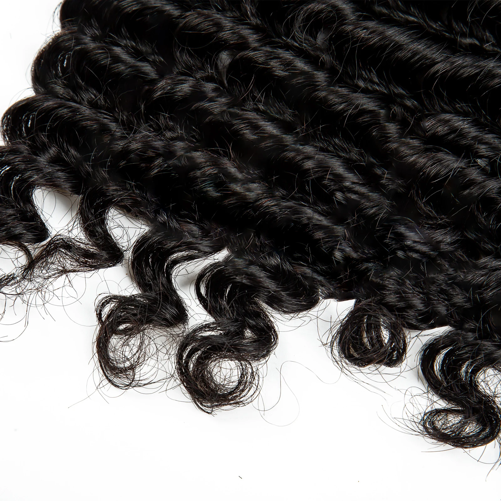 22 24 Zoll tief gewelltes Echthaar für Boho-Zöpfe, kein Schuss, gefärbt, 100 % 12A Echthaar, lockige Bulk-Extensions zum Flechten – Detail 26