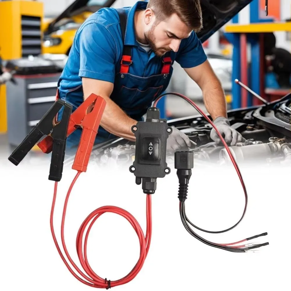 12V Working Voltage Car Motor Test Tool With Fuse Protection Thickened Wiring EPB Caliper Motor Release Tool