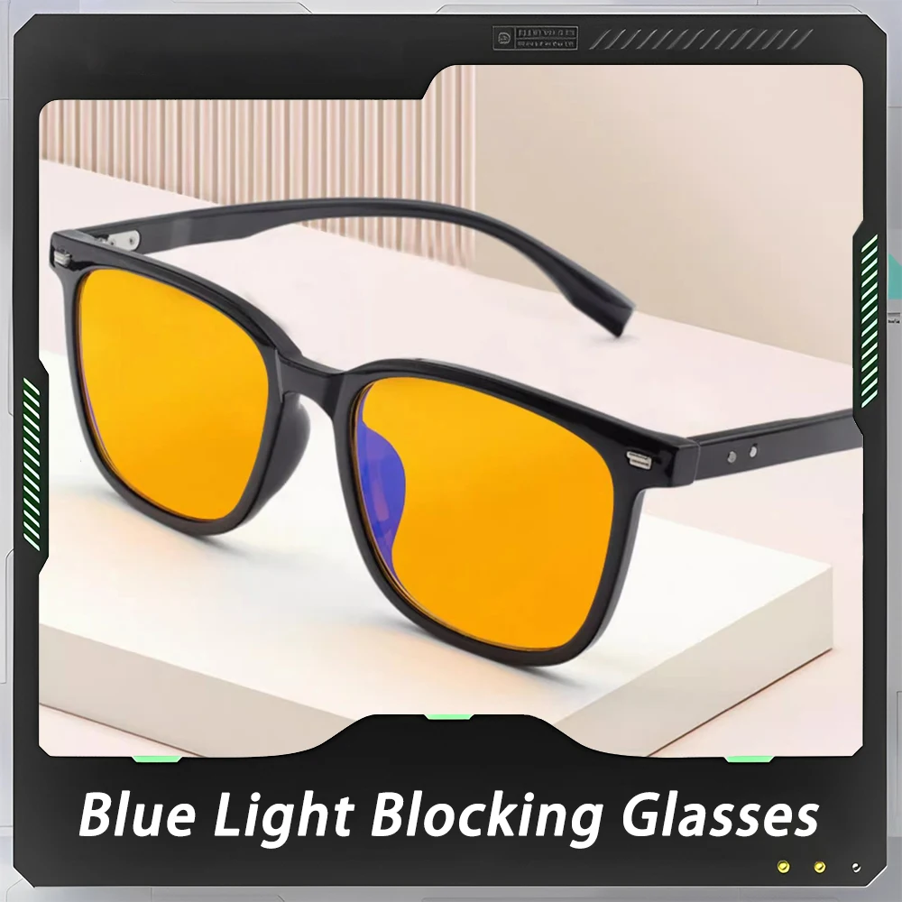 Blue Light Blocking Goggles Glasses Game Glasses Anti Fatigue Fashion Phone Eyeglasses Color-changing Lenses E-sports Gifts