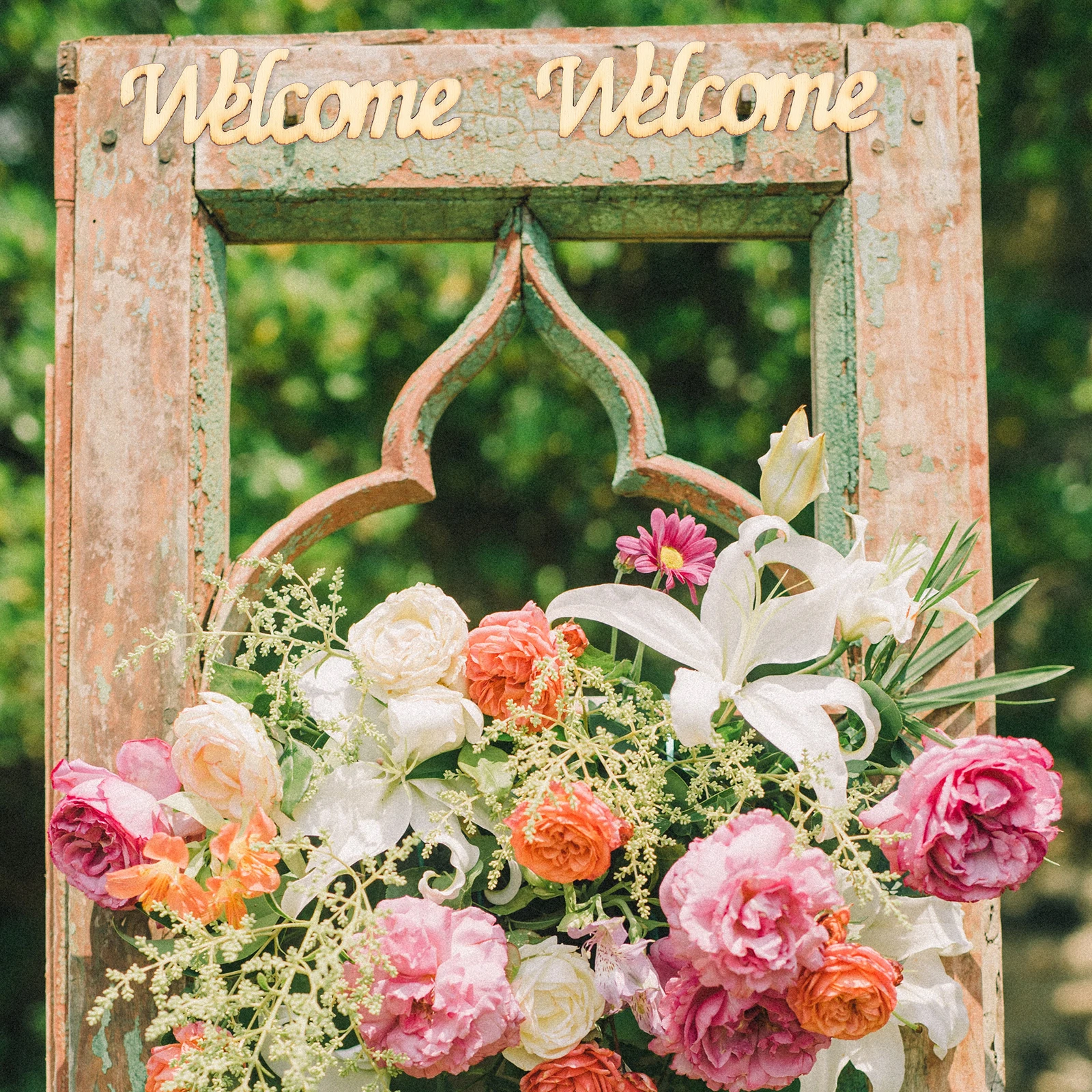 

30pcs Wooden Letter Chips Unfinished Wood Cutout Safe Sturdy DIY Craft Hanging Decor Christmas Wedding Paint Draw