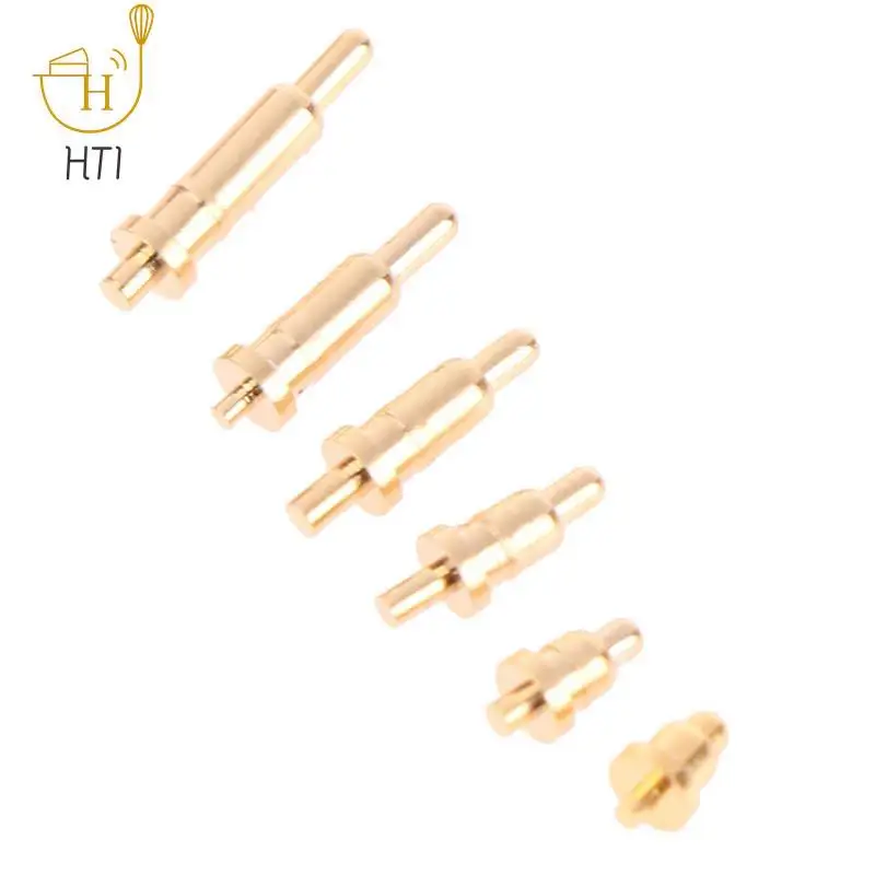 10Pcs Pogo Pin Connector Pogopin Battery Spring Loaded Contact SMD Needle PCB 3 4 5 6 7 8 9 10 12 14 MM Test Prob