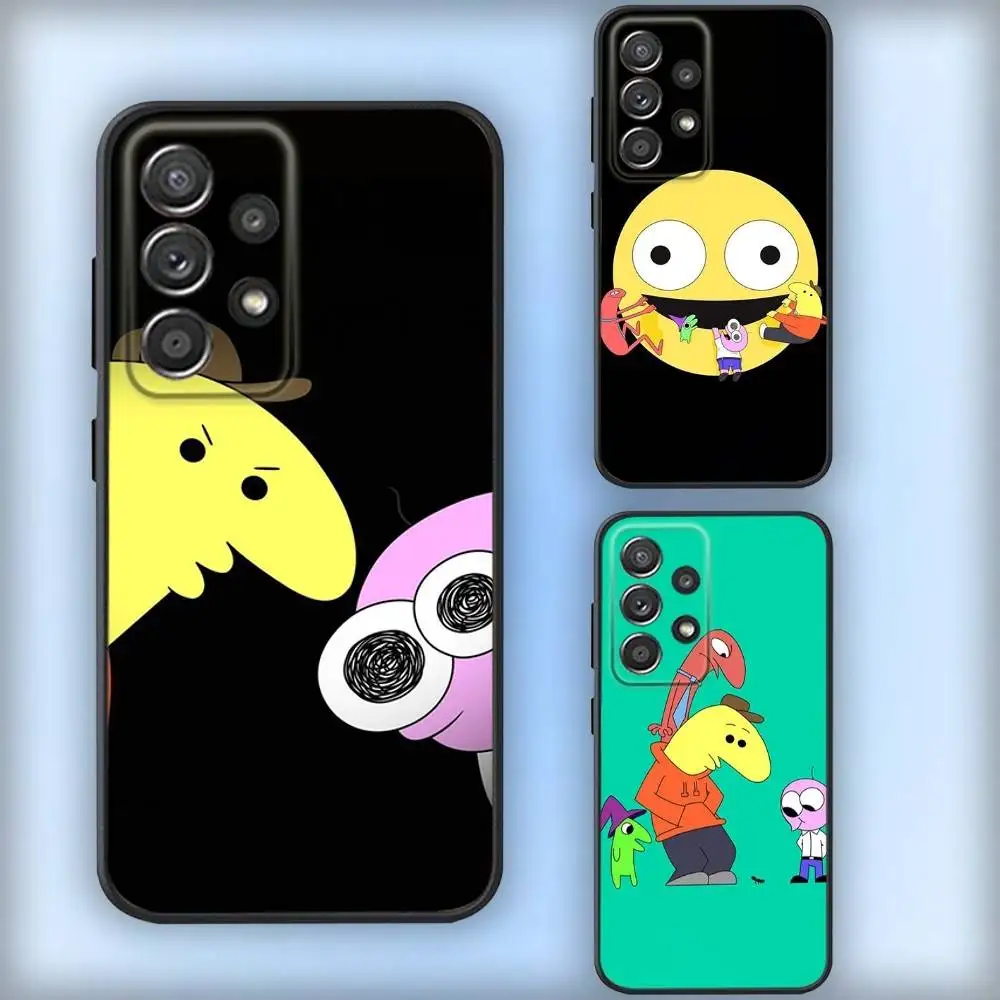 

Cute S-Smilings F-Friends Phone Case For Samsung S25,S24,S21,S22,S23,S30,Ultra,S20,Plus,Fe,Lite,Note,10,9,5G Black Cover