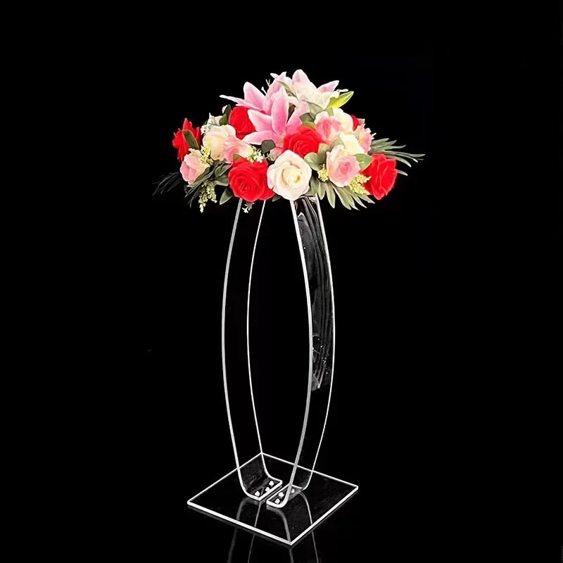 

New Transparent Detachable Acrylic flower rack wedding hall banquet hall wedding center decoration 4/5/6/10pcs