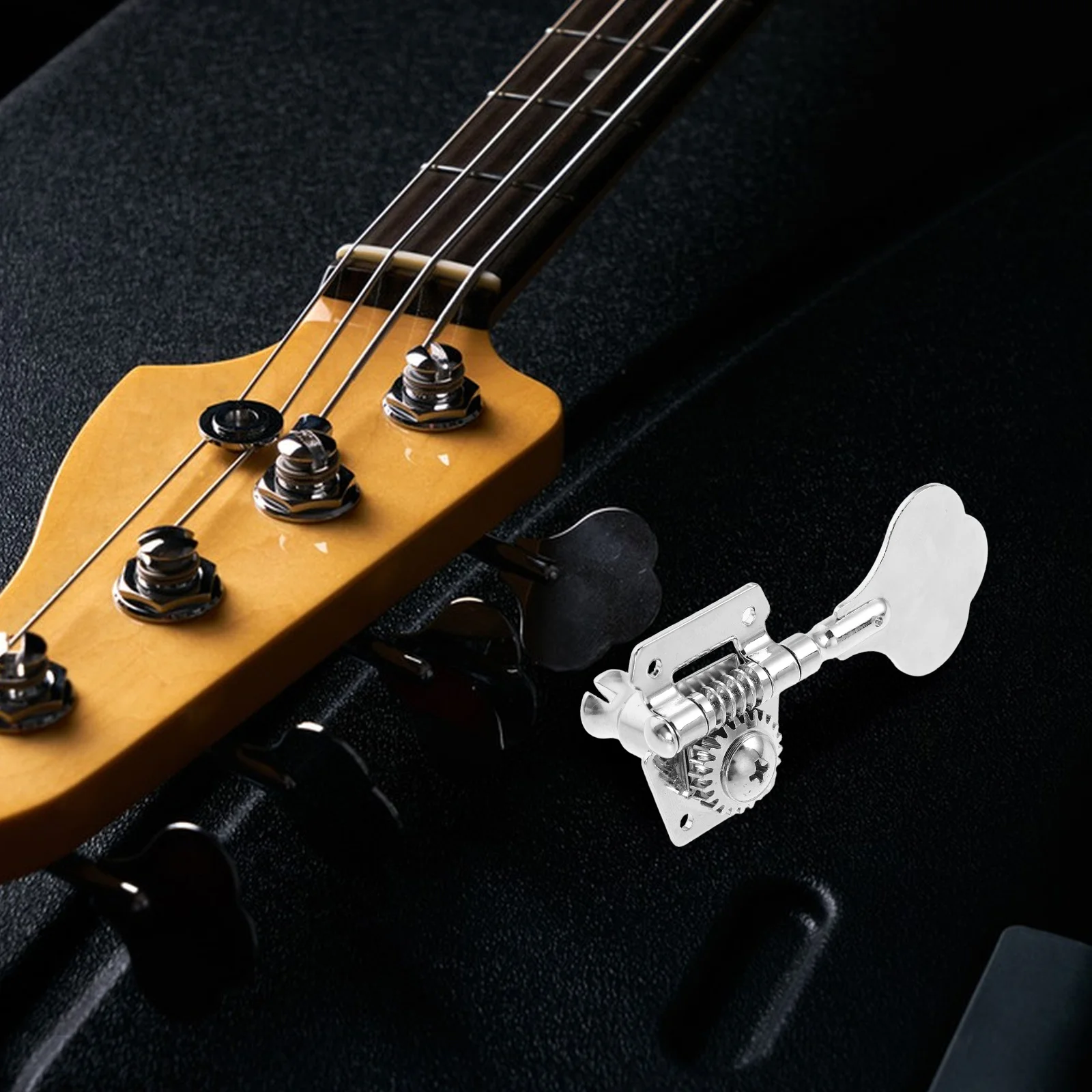 

Guitar Tuning Knobs Design Smooth Operation Universal Fit for Bass Tuners String Adjustment Accessories