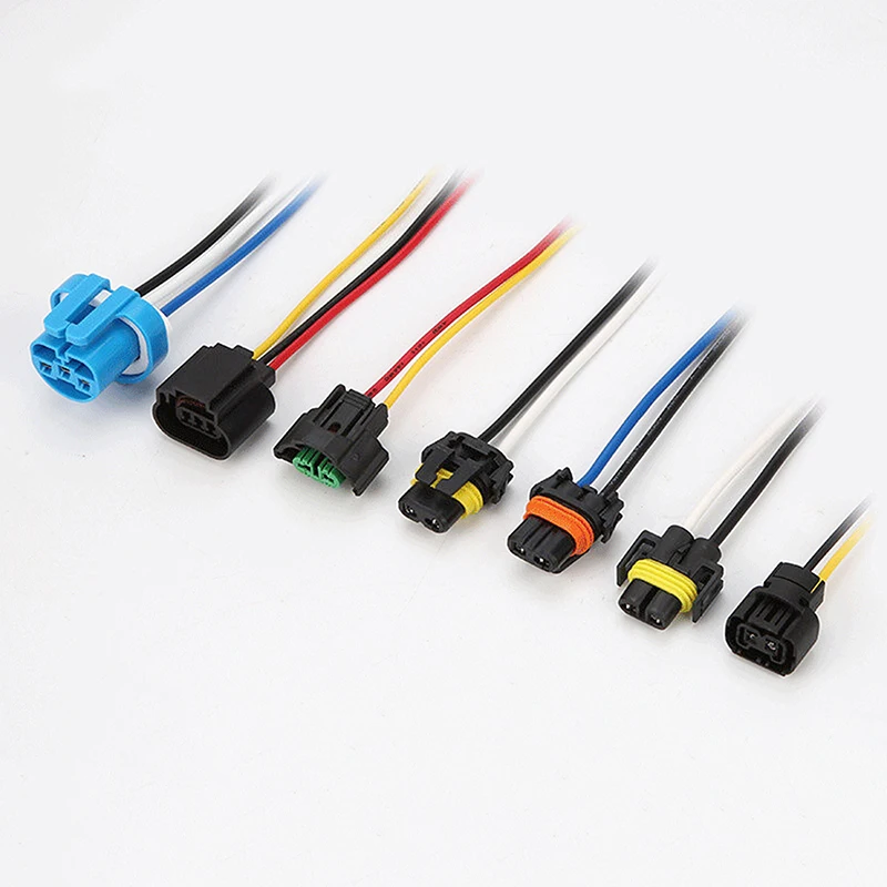 1 Pair For H16 H9 H11 Bulb Wire Connector 12V Car Headlight Cable Plug Socket Connectors Wiring Harness Small Line