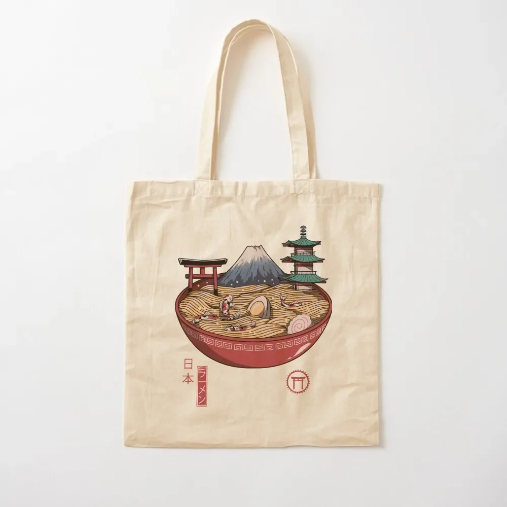

A Japanese Ramen Tote Bag Women's bag ecological bags tote bag screen Big