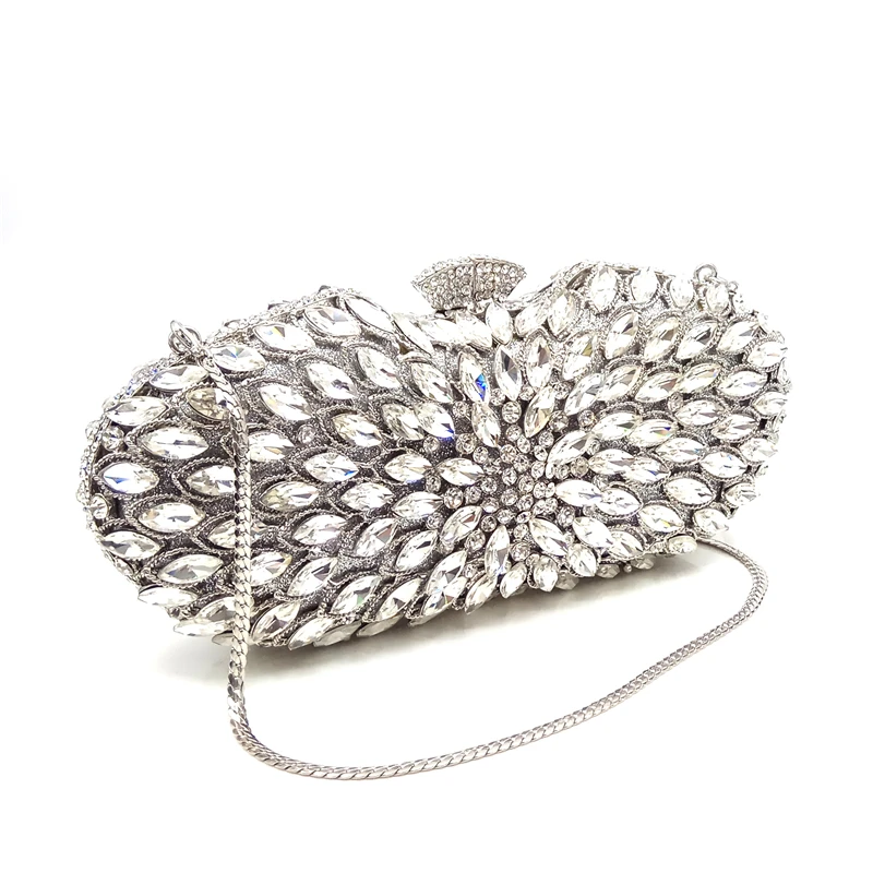 

Luxurious clutches women evening party bag Sophisticated crystal purses crystal clutches bridal wedding party small purses