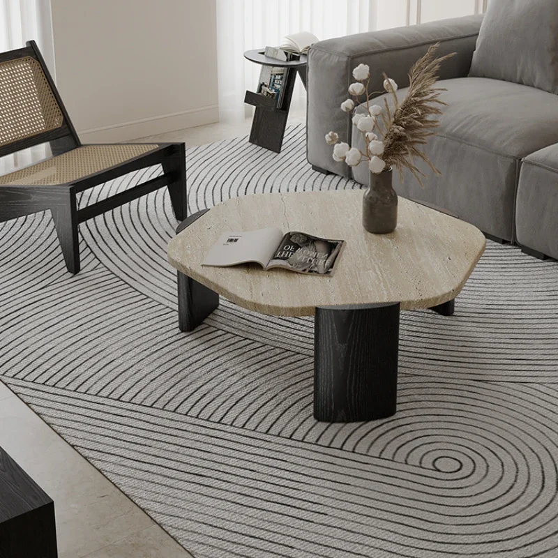 

Лидер продаж, ветер, туннель, камень, чайный столик, гостиная, бытовой, современный, простой, легкий, роскошный, черный