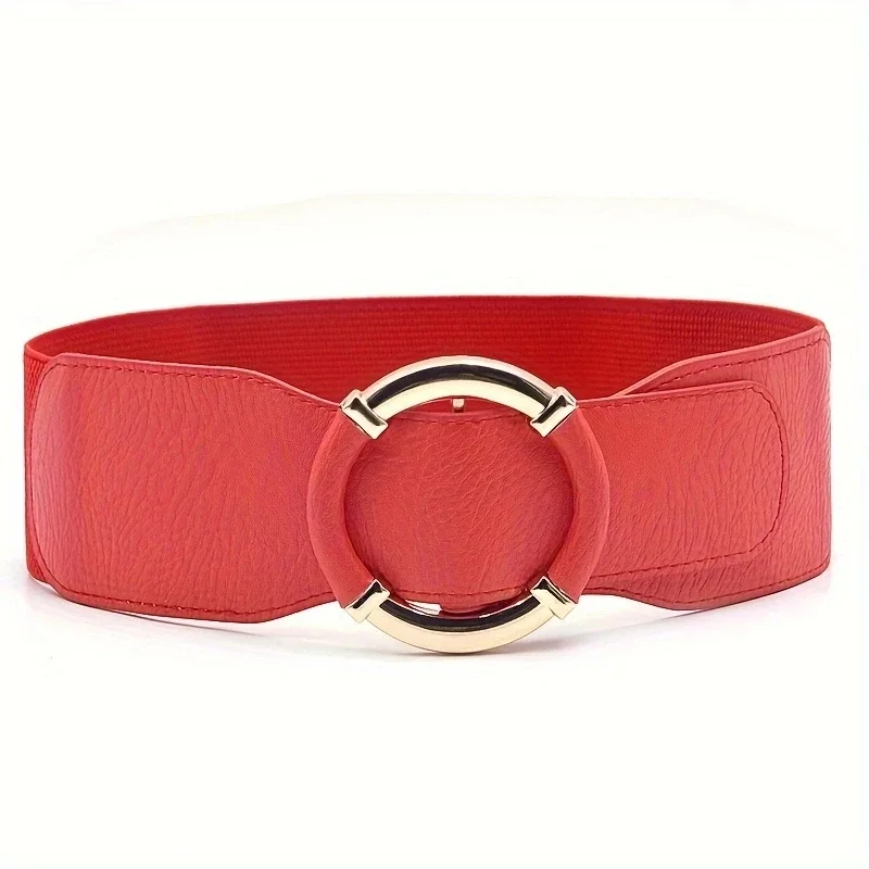 Europese en Amerikaanse damesriem dames bijpassende kledingriem breedte Koreaanse versie, modieuze decoratie tailleafdichting rond buc