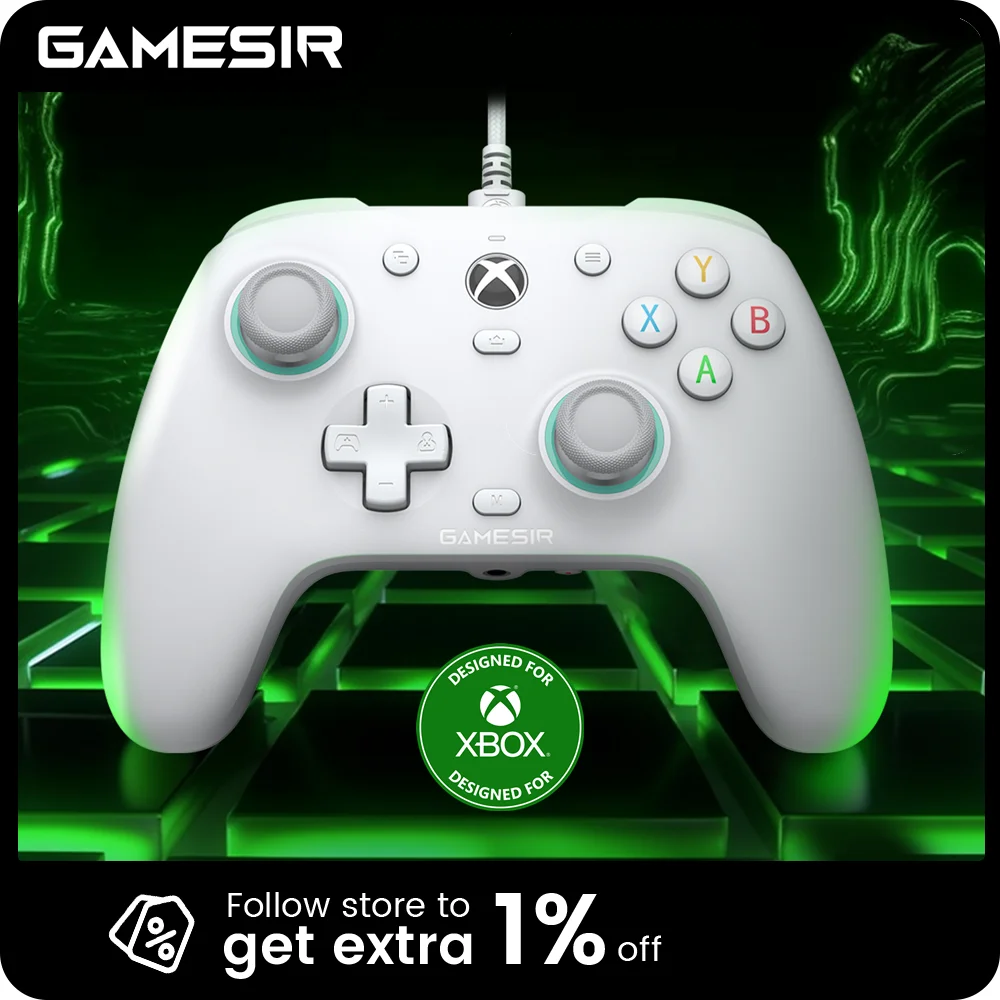 GameSir G7 SE Xbox Controller Wired Gamepad for Xbox Series X, Xbox Series S, Xbox One game console, with Hall Effect Joystick