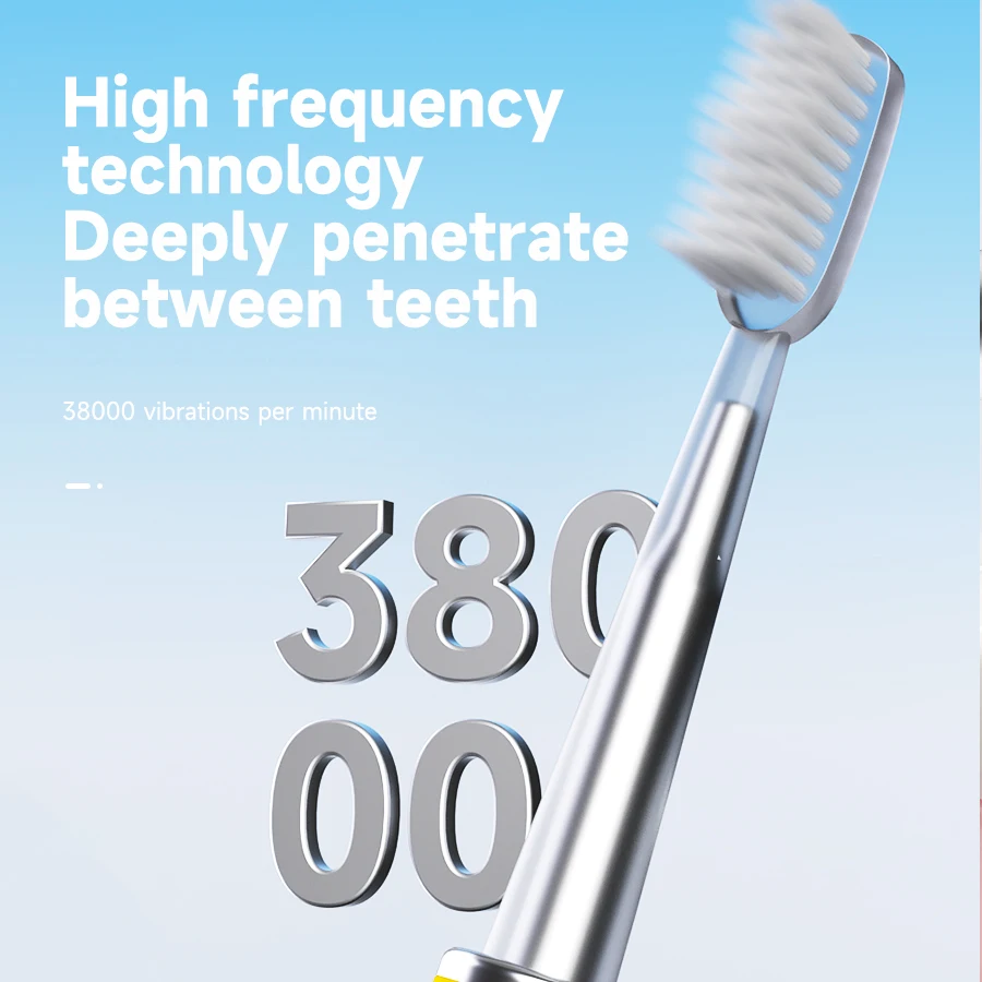 jian Intelligent electric toothbrush with DuPont soft hair and multiple adjustable settings for couples