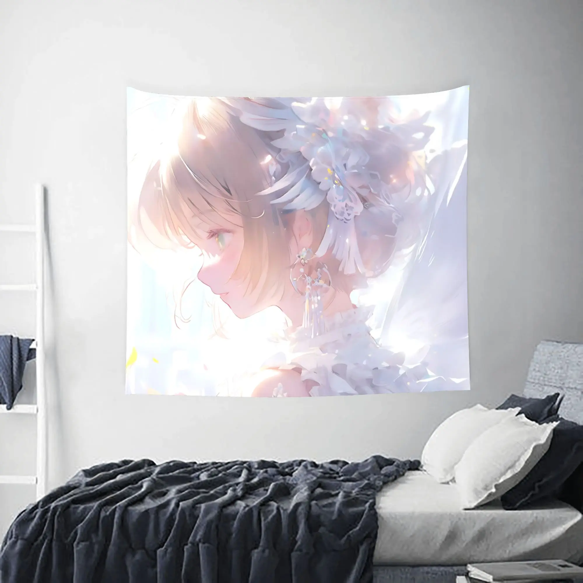 Customized Anime Bride Cardcaptor Sakura Tapestry Room decoration  Home Decoration Tapestry Decor Accessories Cute Room Decor