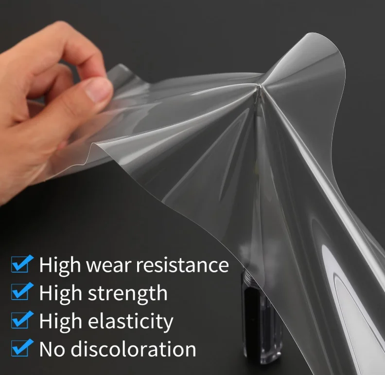 Car Film Car Headlight Film Self Adhesive Car Lamp/light Grey Headlight Tint Ppf Tpu