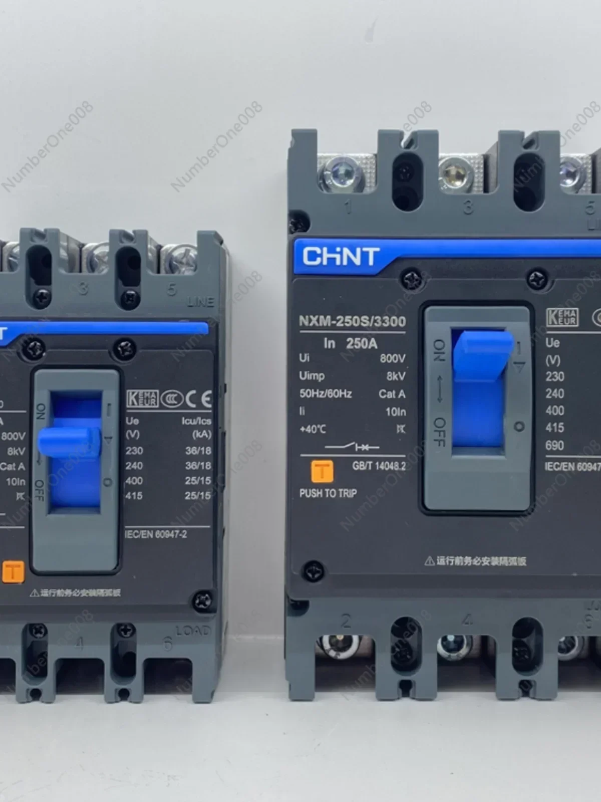 NXM Molded Case Circuit Breaker 250S Type 430b Air Switch 125 Three-Phase Four-Wire 3300 Isolation 630a