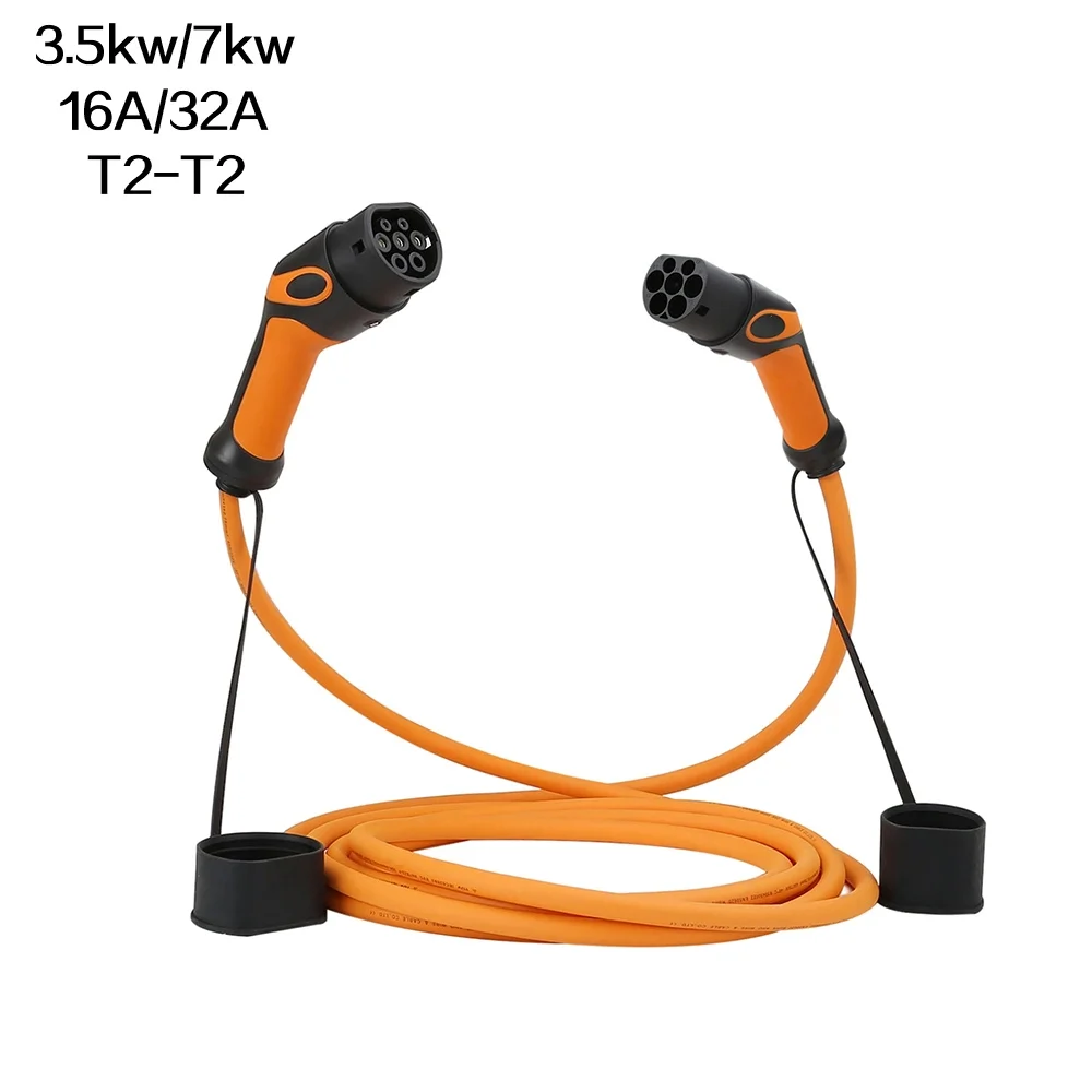 7KW EV Charging Cable IEC62196 to Type 1 5M/10M Type 2 Male to Type 1 Female 32A Charging Cord for Electric Vehicles 3-Phase Sin
