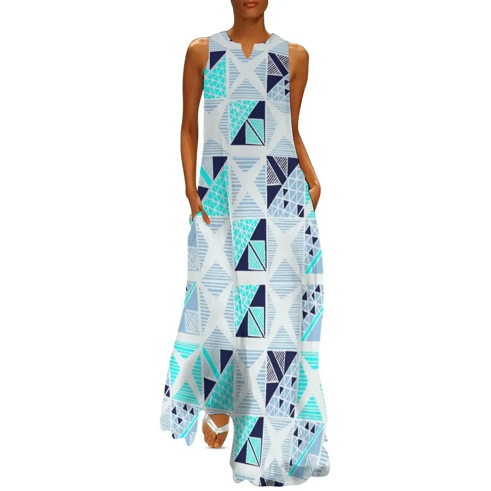 

Pattern the small boats Long Dress birthday dresses for women luxury dresses long sleeve dresses dress summer 2025 women Dress