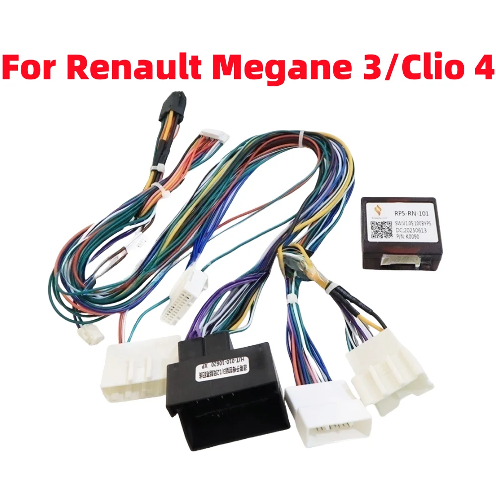 16 Pin for Renault Megane 3 2008-2015 for Renault Clio 4 BH98 KH98 2012-2019 Canbus Box Adaptor Wiring Harness Cable