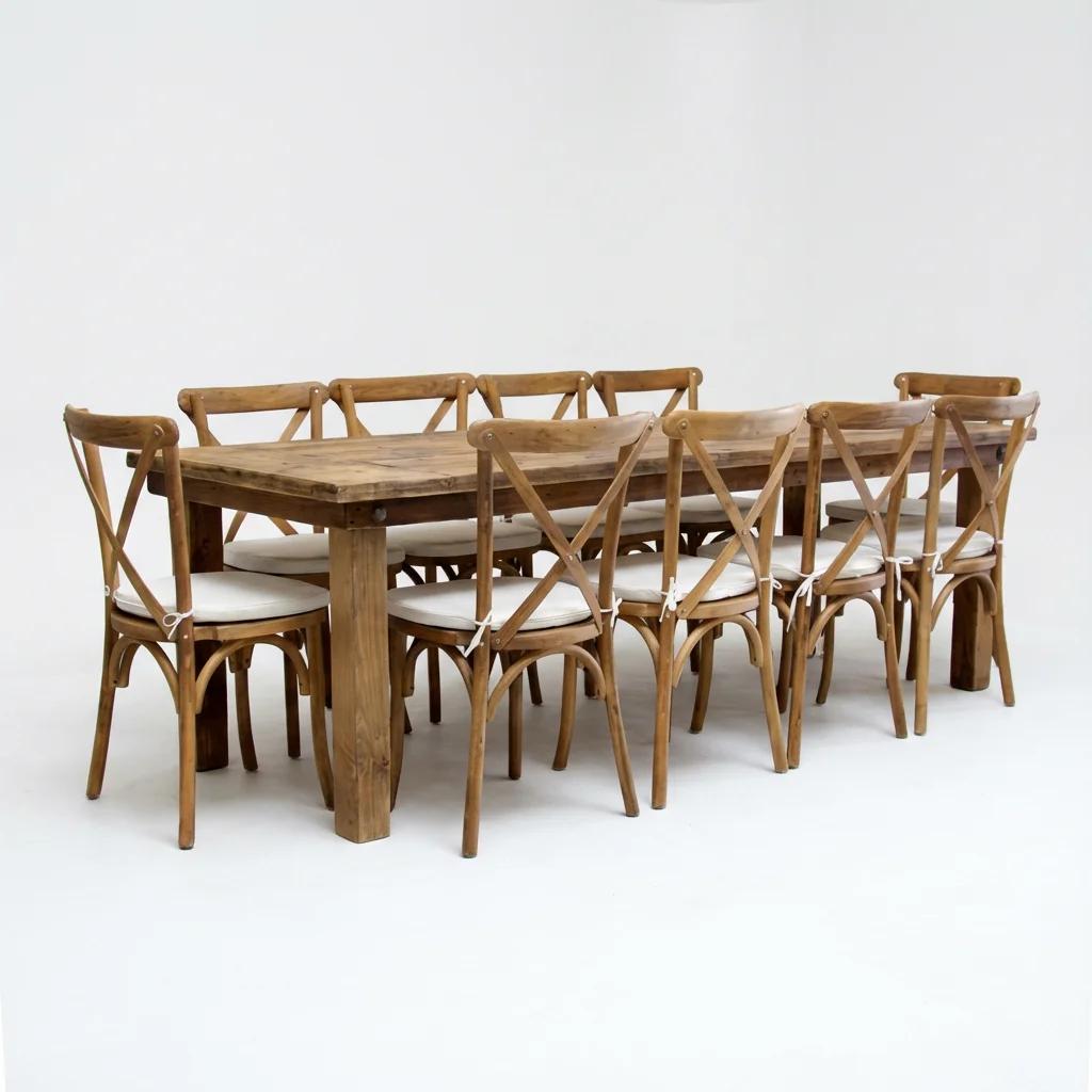 

gh-Hotels Furniture Pine Wood Folding Rustic Farm Hotel Table Modern Design Dining Table for Home Bar Office and Kitchen Use^