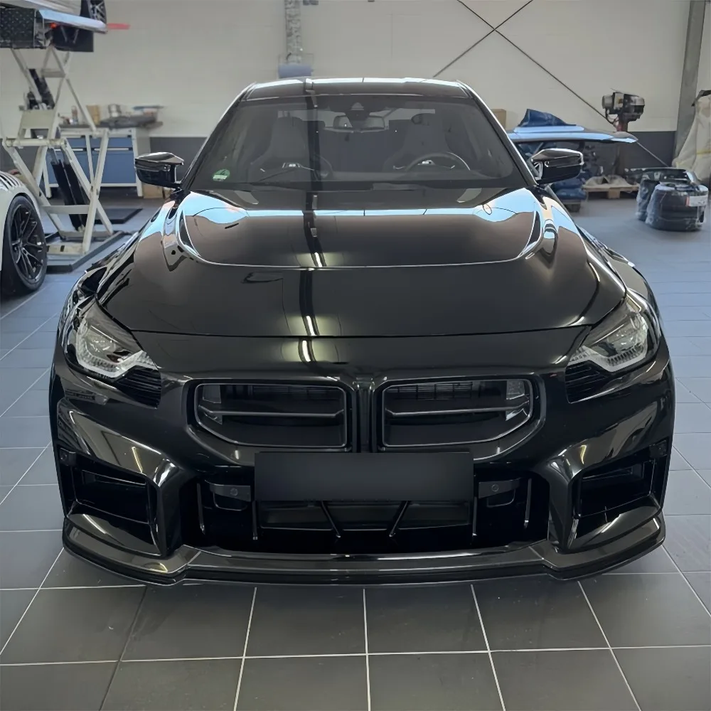 Custom for M2 G87 Carbon Fiber or Aluminum Car Hood Engine Cover Premium Car Modification Accessory with Front Surround