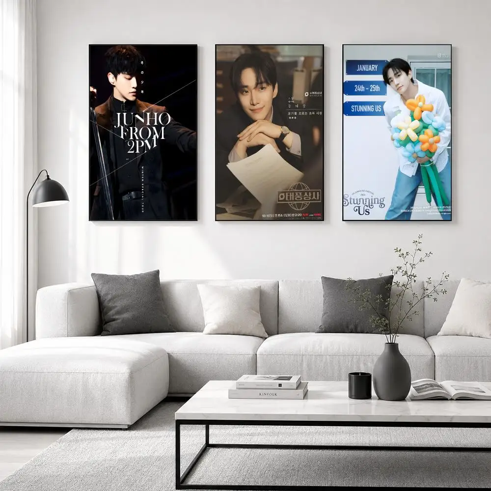 Singer Lee Junho Poster High-quality wall art posters, suitable for home offices, bedrooms, and living rooms.
