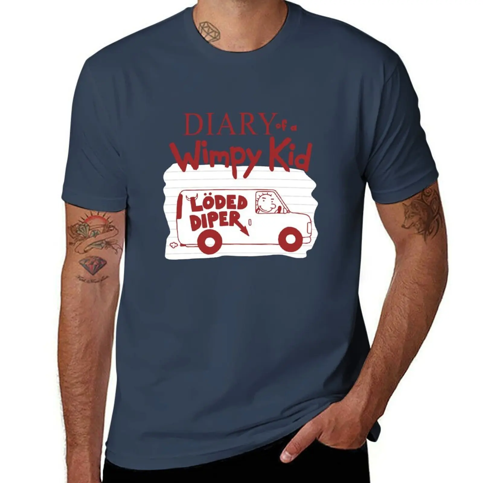 

Diary Of A Wimpy Kid Loded Diper World Book Day. T-Shirt t shirt custom print men t shirt cotton 100% T-Shirt