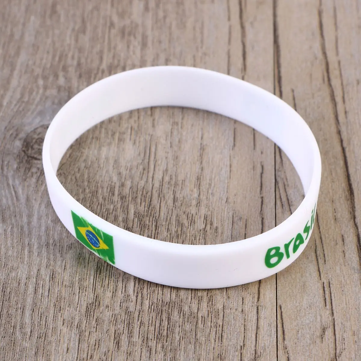 6 шт. силиконовые браслеты для страны с флагом, декоративные эластичные резиновые браслеты для команды Австралии, аксессуары для спортивных игр