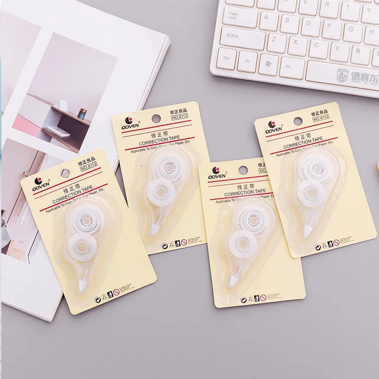 1 piece Transparent Correction Tape Adhesive Dots Stick Roller Glue Tape Students corrector cinta Tools Kawaii Stationery