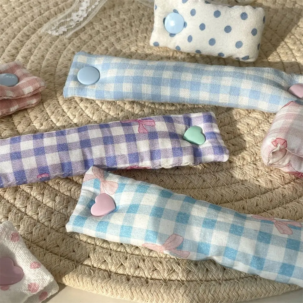 Flower Pattern Data Cable Management Reusable Cloth Data Cable Storage Tape Cute Removable Cable Fixing Straps for Home