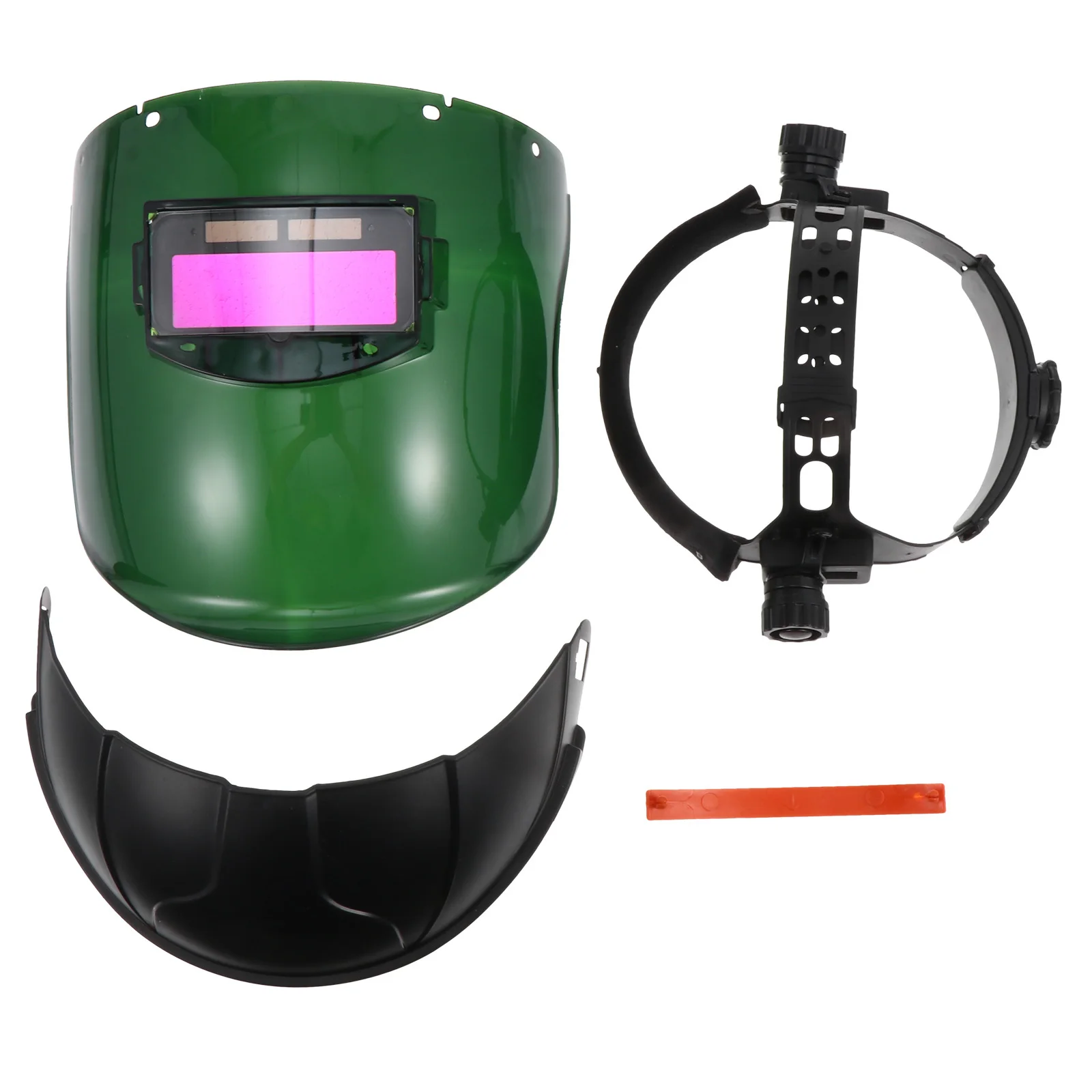 

Auto Darkening Welding Mask Solar Rechargeable Flame Retardant High Sensitivity Arc Welding Safety Protective Face