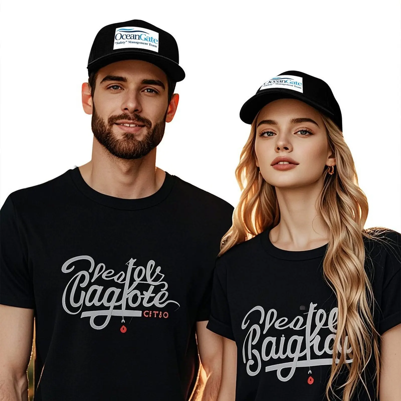 Ocean Gate Safety Management Baseball Cap luxury caps funny hat Gentleman Hat Big Size Hat Hats Man Women's