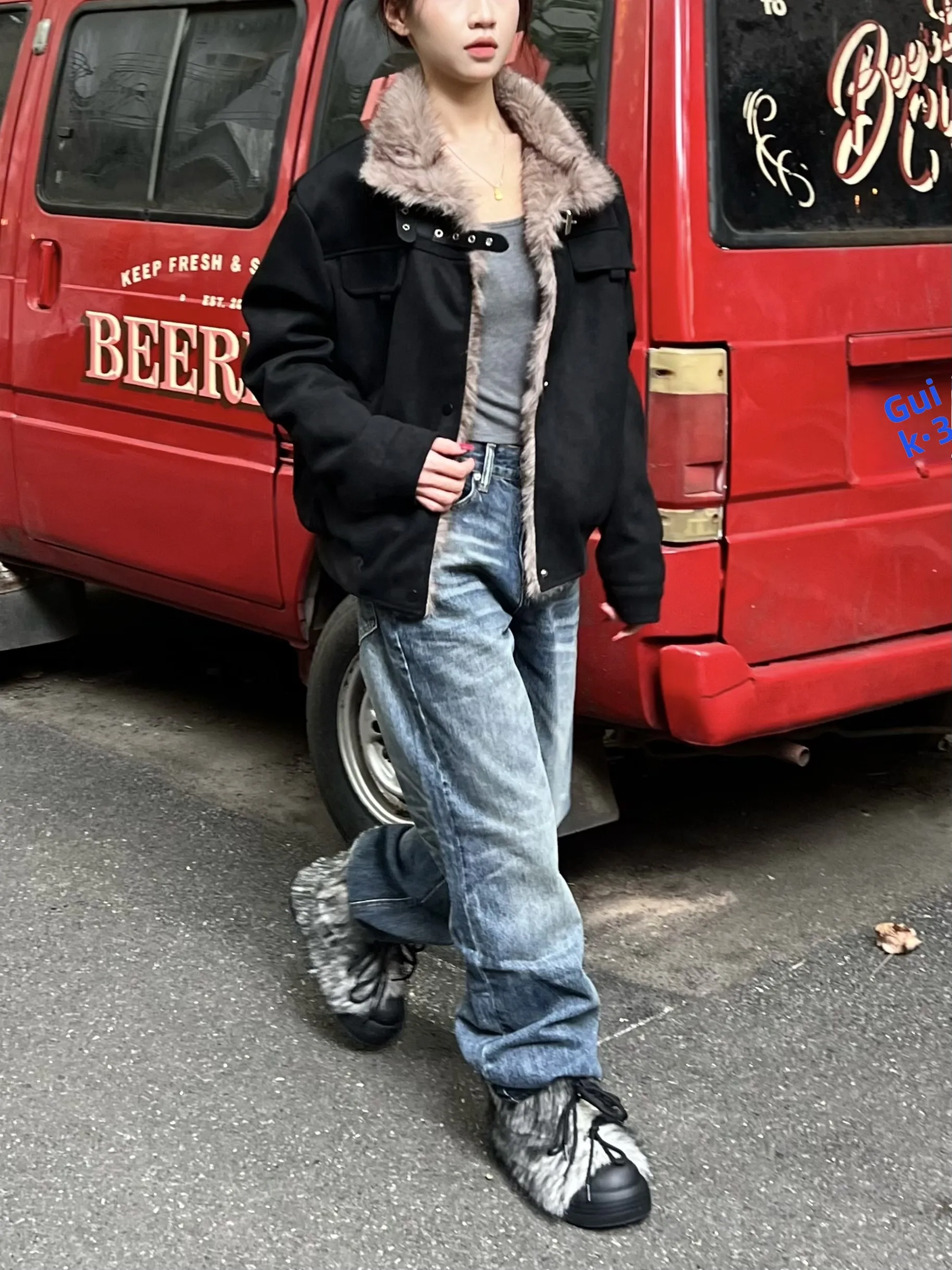 

Ретро американские уличные джинсы с вышивкой, прямые джинсы, свободные женские и мужские осенне-зимние длинные брюки, модный дизайн