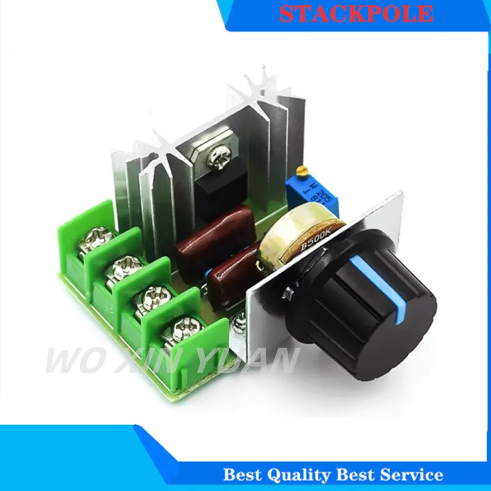 AC 220V 2000W SCR Voltage Regulator Module Dimmer Motor Speed Controller Thermostat Electronic