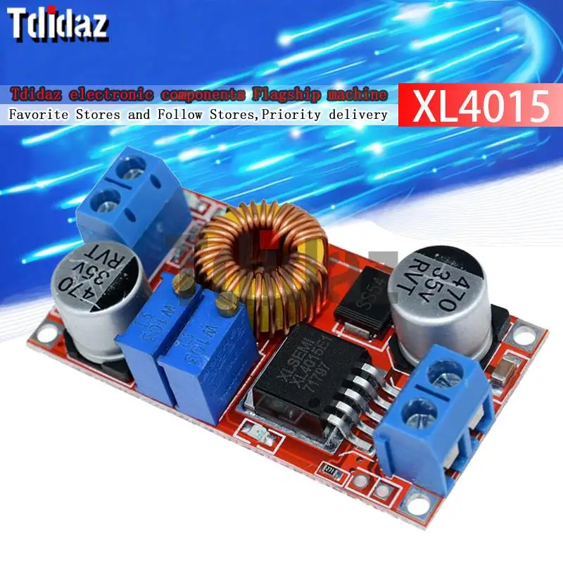 Original XL4015 E1 5A DC to DC CC CV Lithium Battery Step down Charging Board Led Power Converter Lithium Charger Module