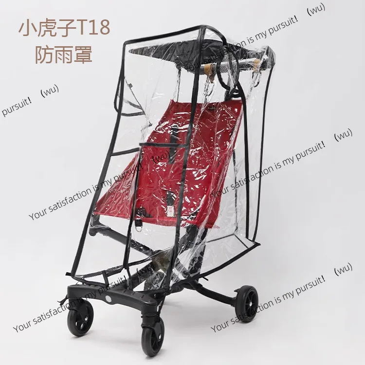 Stroller Rain Wind Cover Fit LittleTiger T18, Wanya T2, Ploy X3 Pocket Cart Weather Shield Accessory