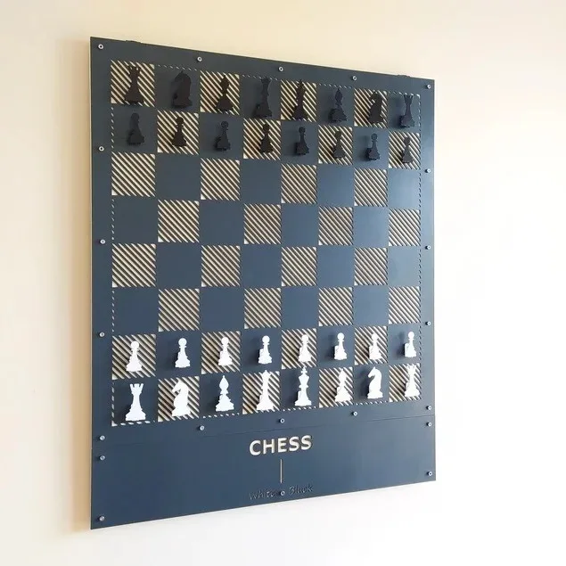 New Party Board Game Giant Wall Magnetic Chess Checkers Set