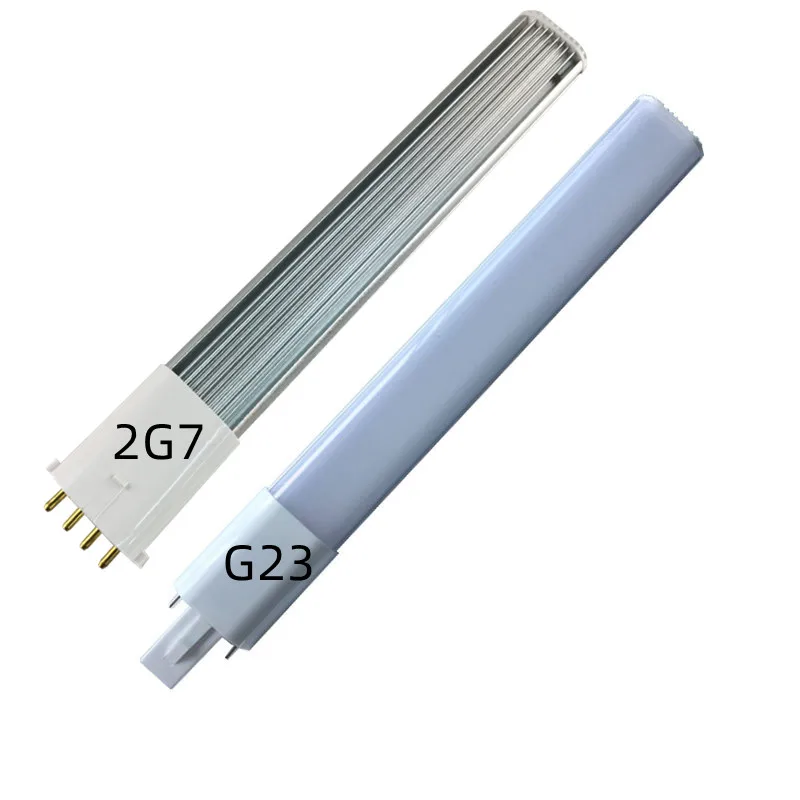 

2G7 LED PL LED lamp g23 220V 230V 6W 8W 12W 2G7 led light brightness G23 PLug led bulb compact LED CFL light 2G7 4pin led Tube