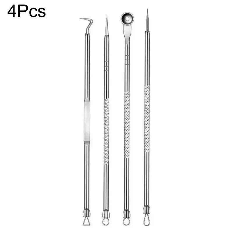4-11 Stuks Ingegroeide Haar Pincet Acne Mee-eter Verwijderen Naalden Zwarte Stippen Cleaner Diepe Reiniging Porie Cleaner Gezicht huidverzorging Gereedschap