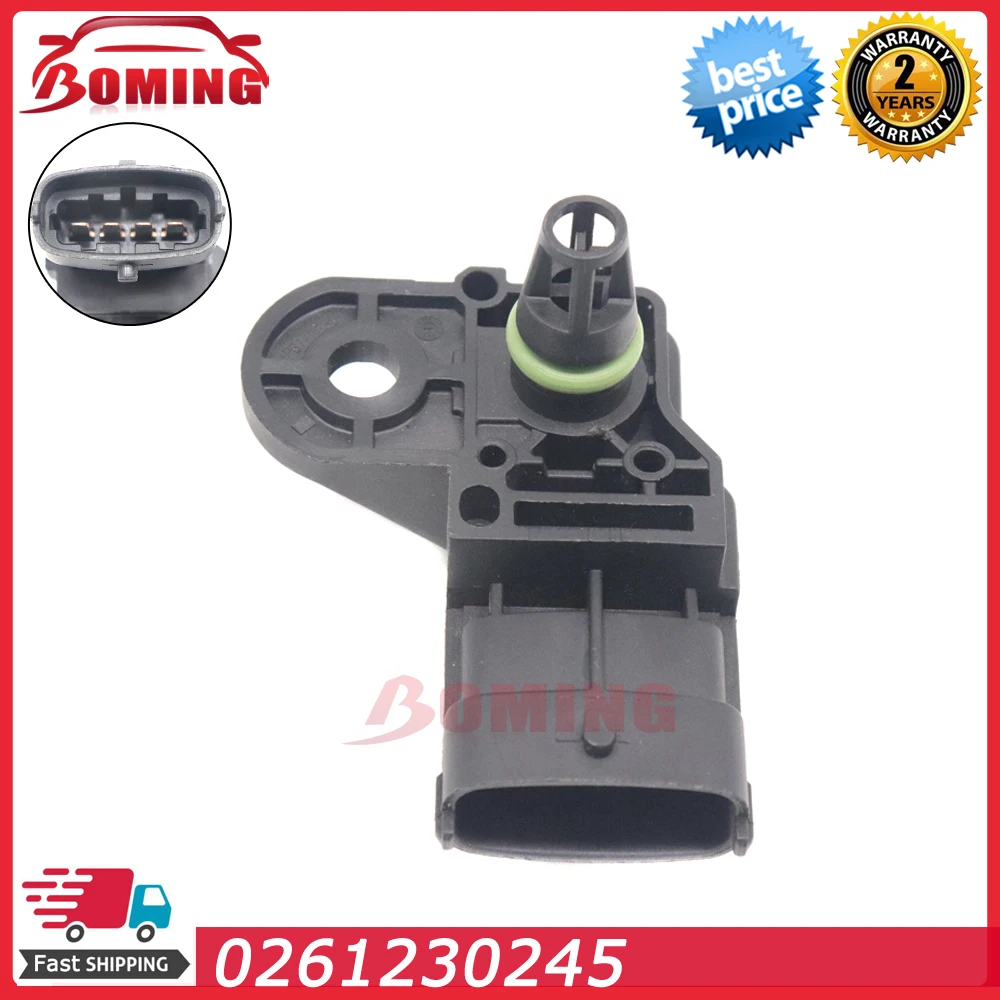 Car 1 BAR Manifold Absolute Boost Pressure MAP Sensor 0261230245 For FORD KA LANCIA MUSA Y YPSILON OPEL VAUXHALL COMBO LINEA