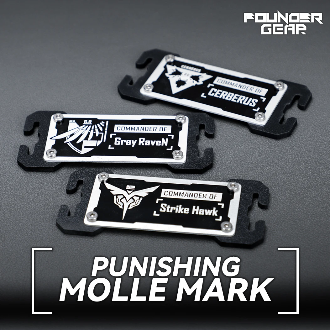 Szary Kruk Karyujący Molle Mark COSPLAY Aluminiowy Plecak Gra Lucia Liv Lee Komandor Prezent dla Fanów Akcesorium