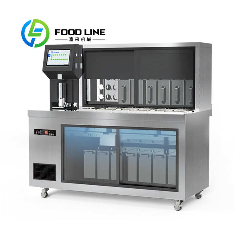 Juice Making Machine Bubble Tea Machine Cabinet Automatic Commercial Boba Thai Milk Tea Machine for Small Shop