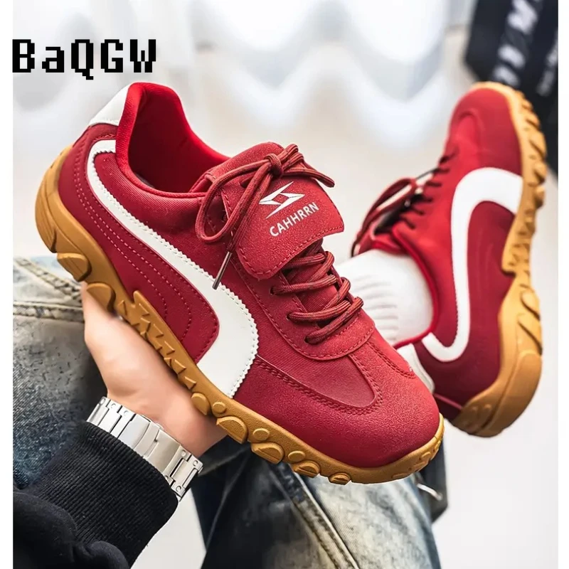 

2026 Spring Retro Suede Casual Sneakers Non-Slip Soft Sole Comfortable Walking Shoes Unisex for Men Women Daily Outdoor Use