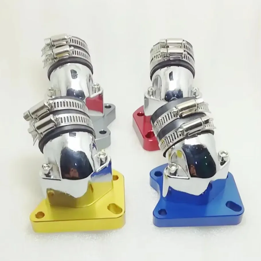 Fit for Honda DIO50 ZX DIO 50 AF34 AF35/38 scooters refitting general-purpose aluminum increase Carburetor manifold interface