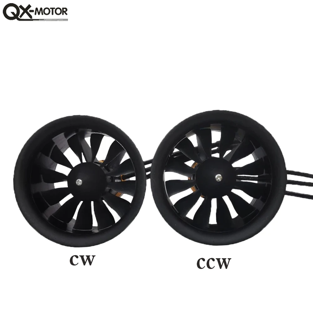 QX-MOTOR 12Blades wentylator kanałowy 50mm EDF QF2611 3300KV 4000KV 4600KV 5000KV CWCCW bezszczotkowy silnik 40A / 50A ESC