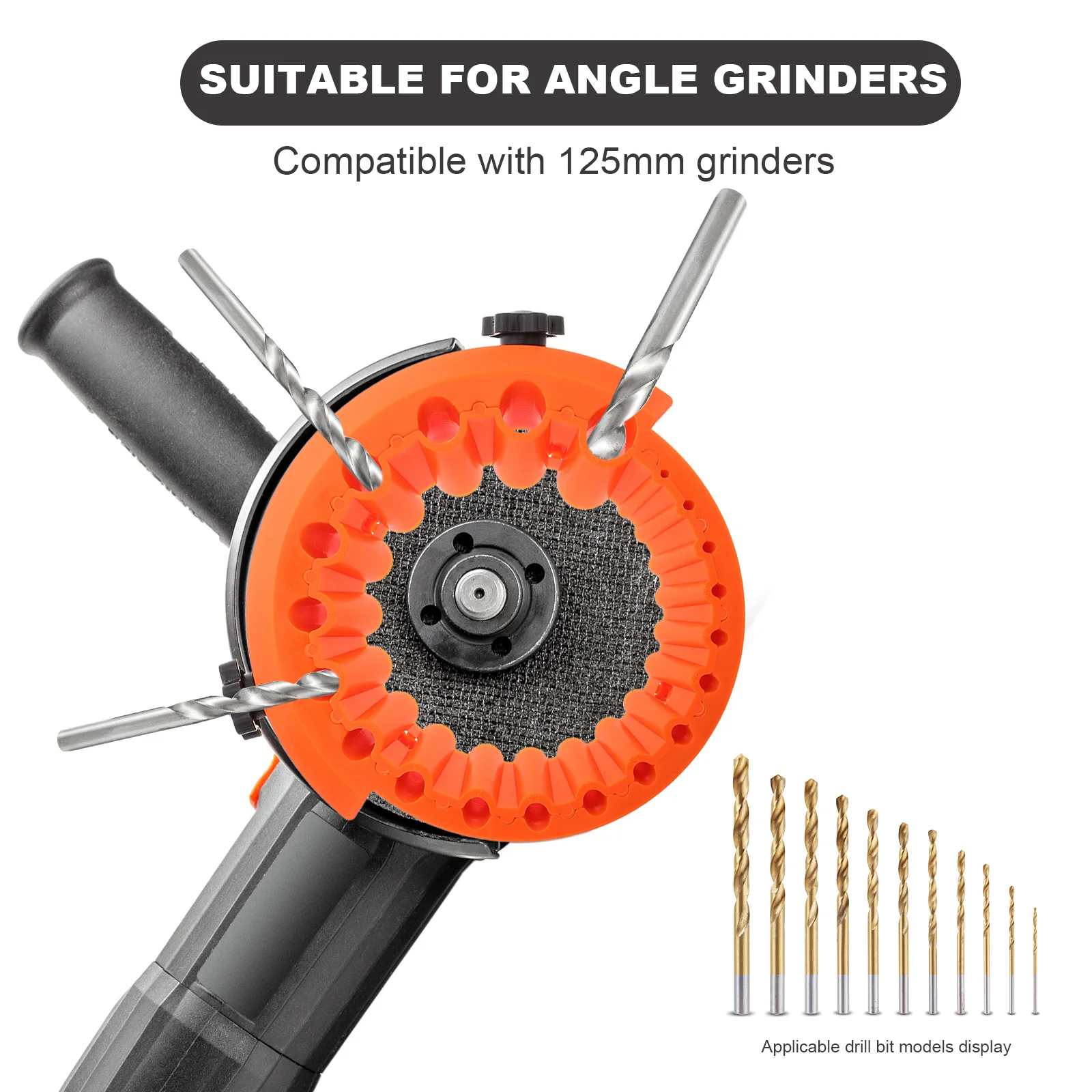 

Точилка для сверл, универсальный шлифовальный инструмент для портативной машины для заточки ножей, оранжевый