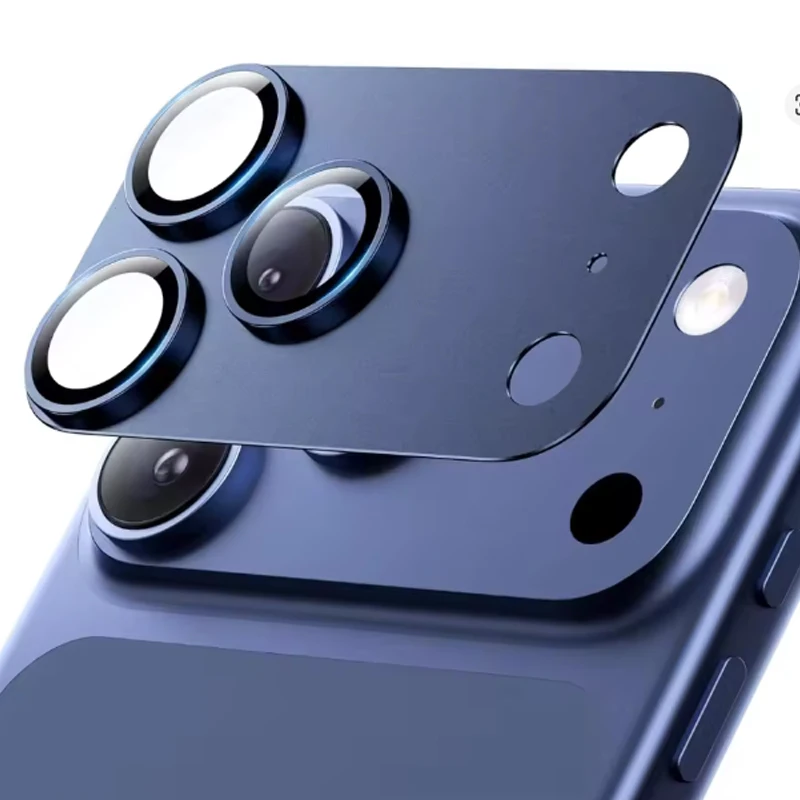 Metal Glass Camera Lens Protector Yij Cover For iPhone 17 Pro Max 17 Air 17 Plusi 17Pro Protection Ziai Phone Accessories Black